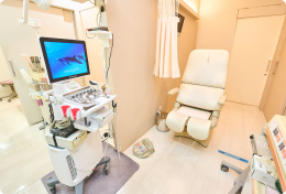 超音波検査(子宮・卵巣の状態を確認)