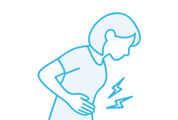 下腹部痛や腰痛